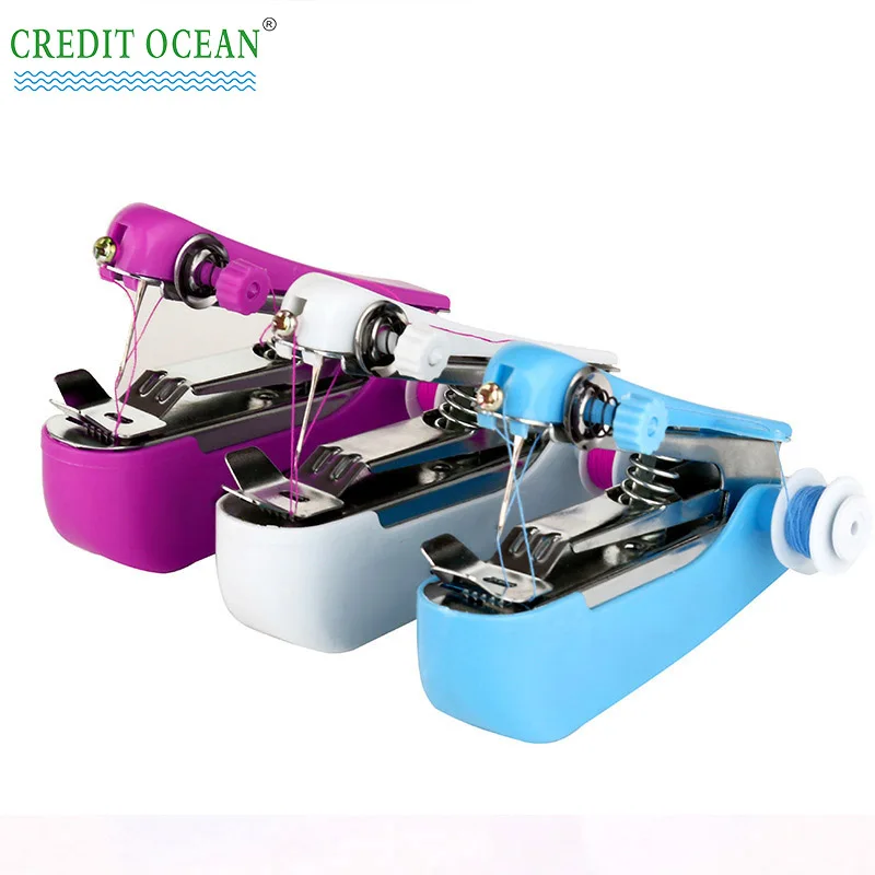 CREDIT OCEAN Home multifunctional mini single needle portable sewing machine handheld