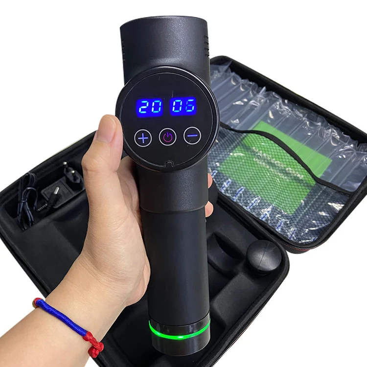 Пистолет для массажа тела с фирменной торговой маркой, беспроводной мини-пистолет для глубокого снятия давления, Электрический аппаратный пистолет для массажа мышц