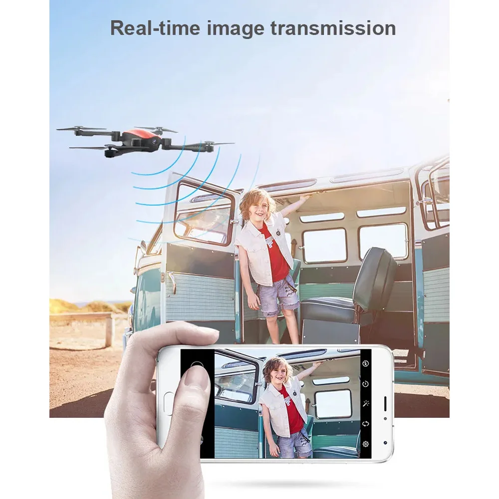 DC newest design Foldable 2.4G Long Fly Time HD RC Quadcopter Drone With Camera 720p