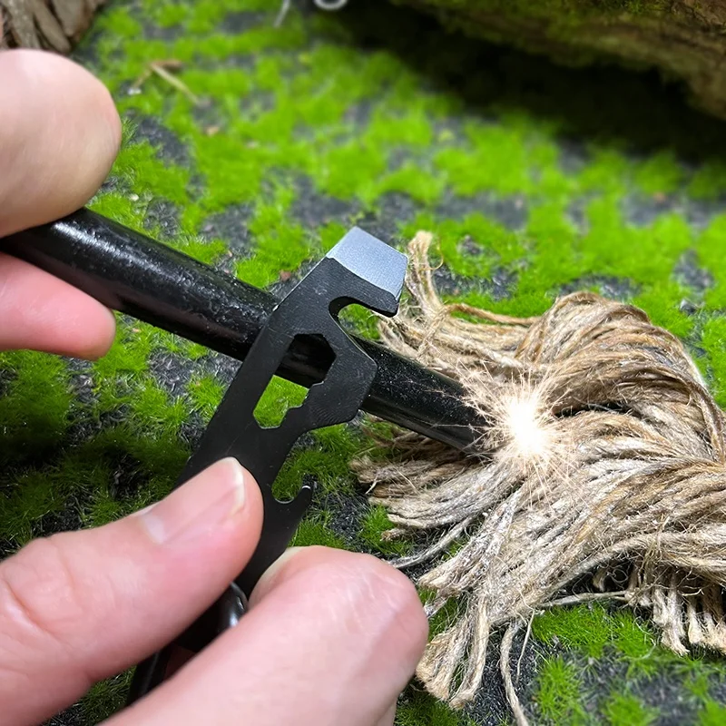 Водонепроницаемая Ферро-удочка комплект для восстановления огня из Кремневого камня стартер сумки передач