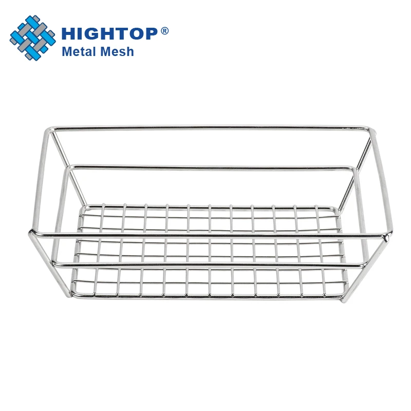 Metal Wire Rectangular Shape Stainless Steel Bread Basket Toast Basket