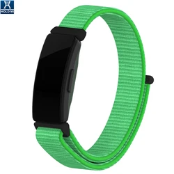 HOLDMI fashion style 70511 series Pink sand color nylon smart watch strap for fitbit inspire