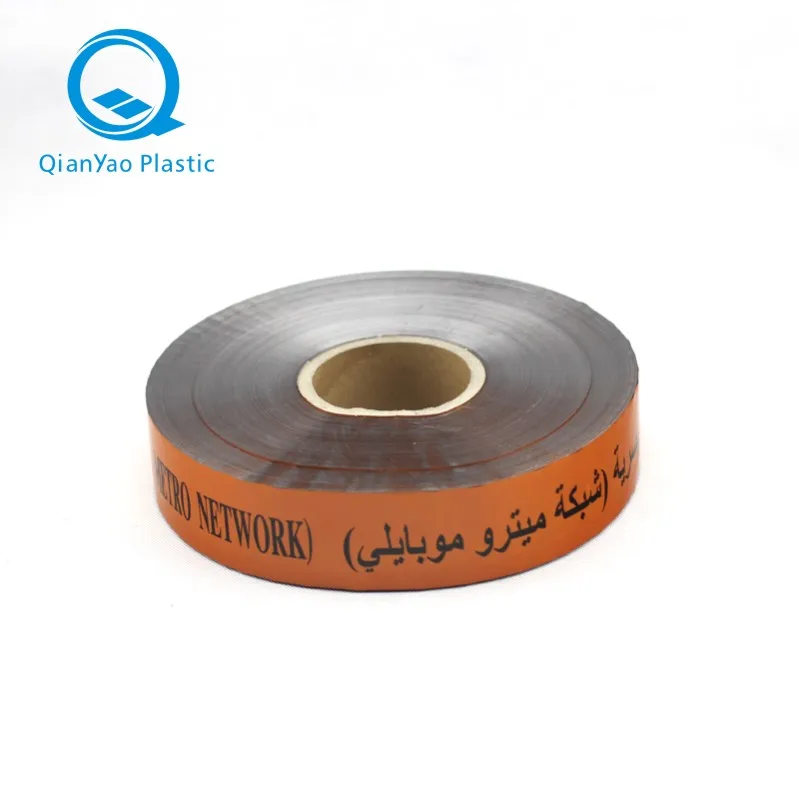 Wholesale Customized Colorful Printing Underground Cable Warning Pe Tape