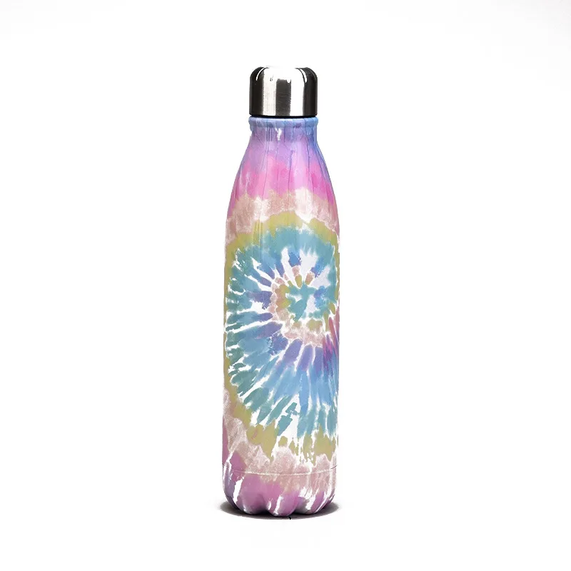 Wholesale 17oz ounce stainless steel vacuum insulated water bottle double cola shaped insulated water bottle
