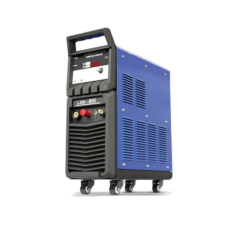 80A Non Touch Pilot Arc Plasma Cutter Welder Machine with Air Compressor Inside