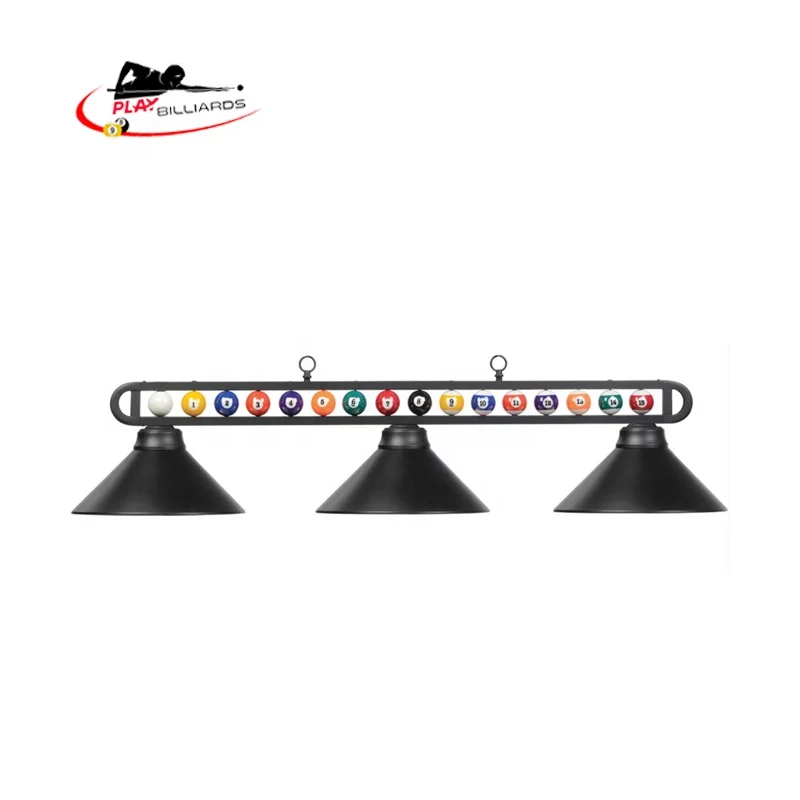 Antique metal ceiling island retro snooker table chandelier Rustic industrial Billiard pendant lamp LED pool table light