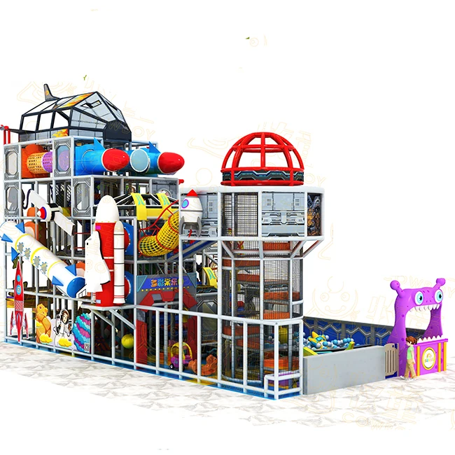 Cowboy Children Amusement Park Kindergarten Kids Playhouse Indoor Playground Equipment Plastic Play House