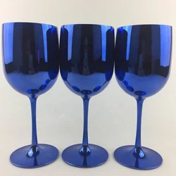 Ice Imperial Champagne Pink Rose Acrylic Goblets Glasses Flutes