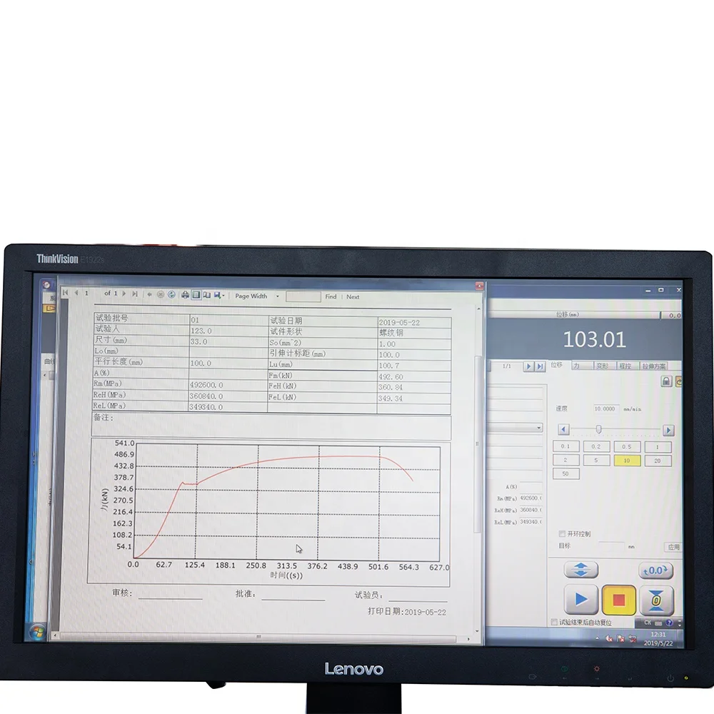  100 тонн Гидравлическая Универсальная испытательная машина с четырьмя колоннами для испытания на прочность болтов винтов
