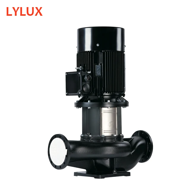 Discharge diameter DN32/DN40 Vertical Inline Single Stage Pumps for comercial building/apartment/HVAC system