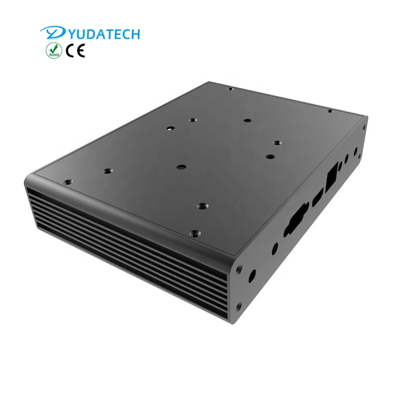 Oem Customized Aluminium Alloy Industrial Desktop Computer Carrying Case Mini Itx Pc Slim Case