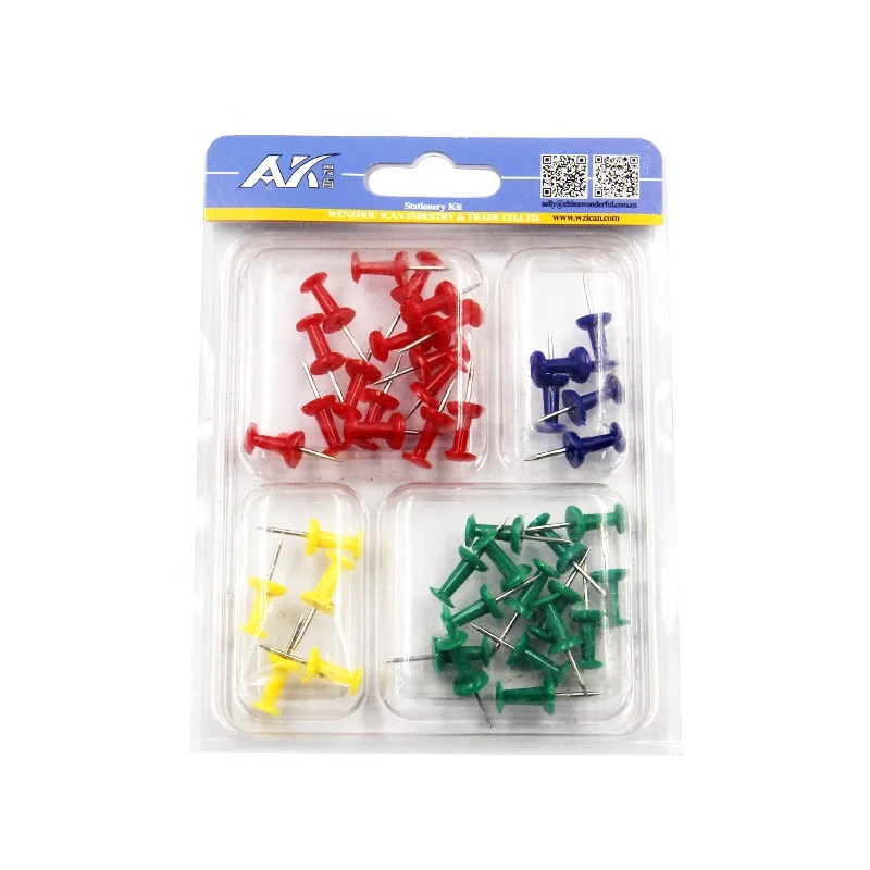 Home Office Craft Projects Heavy Duty 40pcs Push Pins kit for Wall  Map Calendar Photo