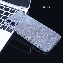 Полностью покрытая ПВХ блестящая пленка для задней панели телефона iPhone