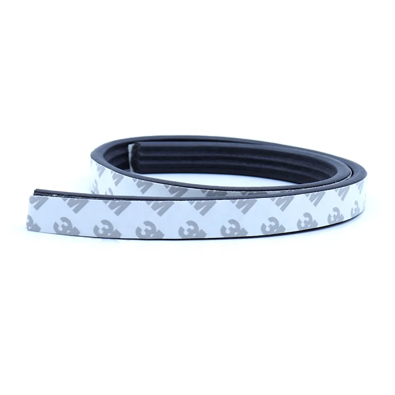 Customized self-adhesive silicone rubber sealing strip for doors and windows