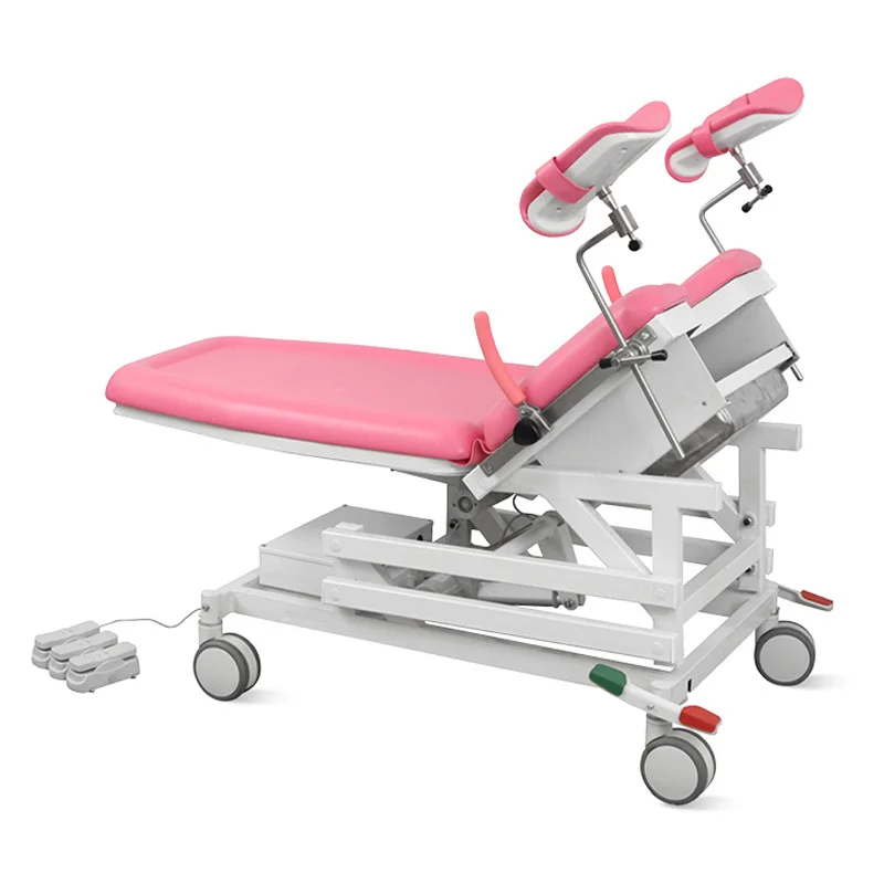 New Design Ce Certificated Medical Gynecological Portable Examination Table Chair For Hospital