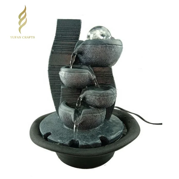 
New design polyesin indoor mini water fountain for decoration 