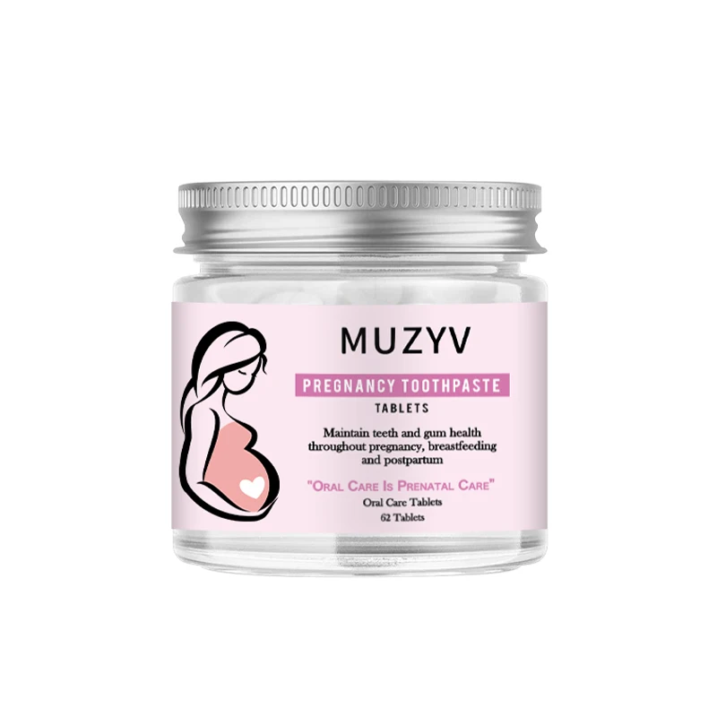 Customized high quality hydroxyapatite fluoride free mouthwash probiotic natural pregnant women toothpaste tablets