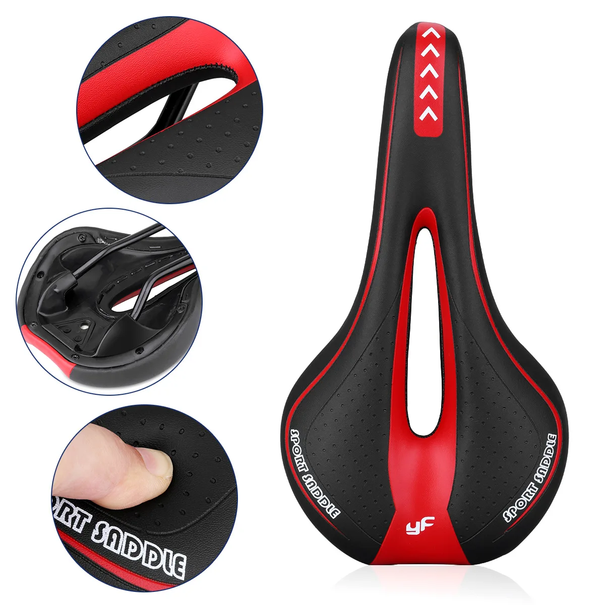2022 Bicycle Hollow Saddle Cycling Road Mountain Bike Seat Soft Bicycle MTB Saddle Cushion
