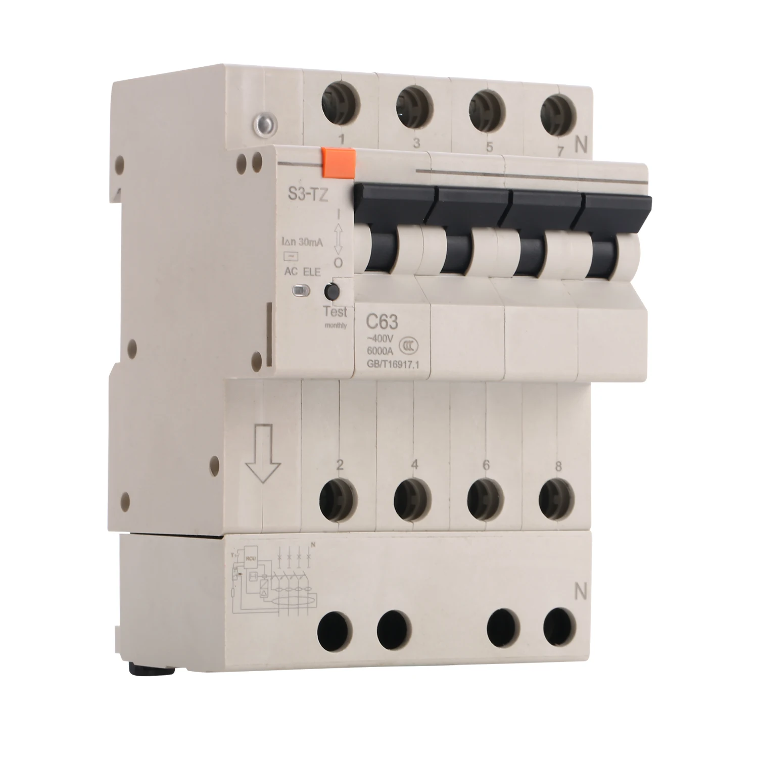 
Z-wave Multi-channel Smart Miniature Circuit Breaker Z-wave MCB for Z-wave Smart Home Security Home Automation Mini 