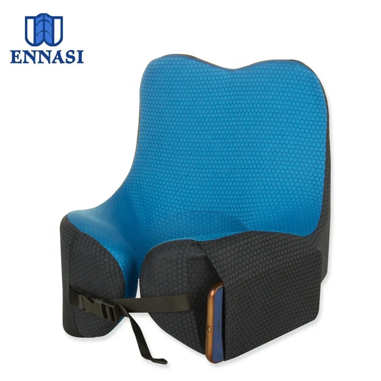 Neck Support Pillow Ergonomic Relax Car Rest Pillow Adjustable Memory Foam Travel for Adult 6 in 1 CE Jacquard Velvet Grade a