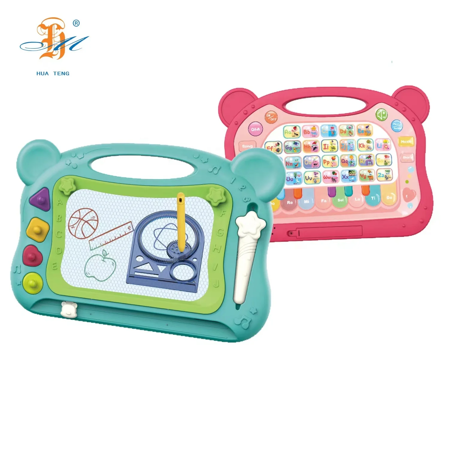2 in 1 kids drawing board toys education writing board children toys for early  educational point reading learning machine set
