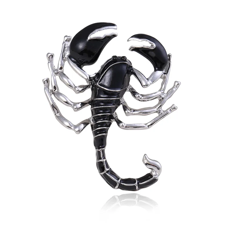
New fashion creative insect brooch metal dripping oil scorpion jewelry brooch high-end brassiere wholesale 