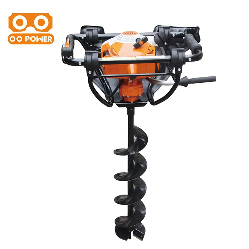HUSTIL Professional 2-Stroke EA62 Petrol Earth Auger Drill Hoe Digger