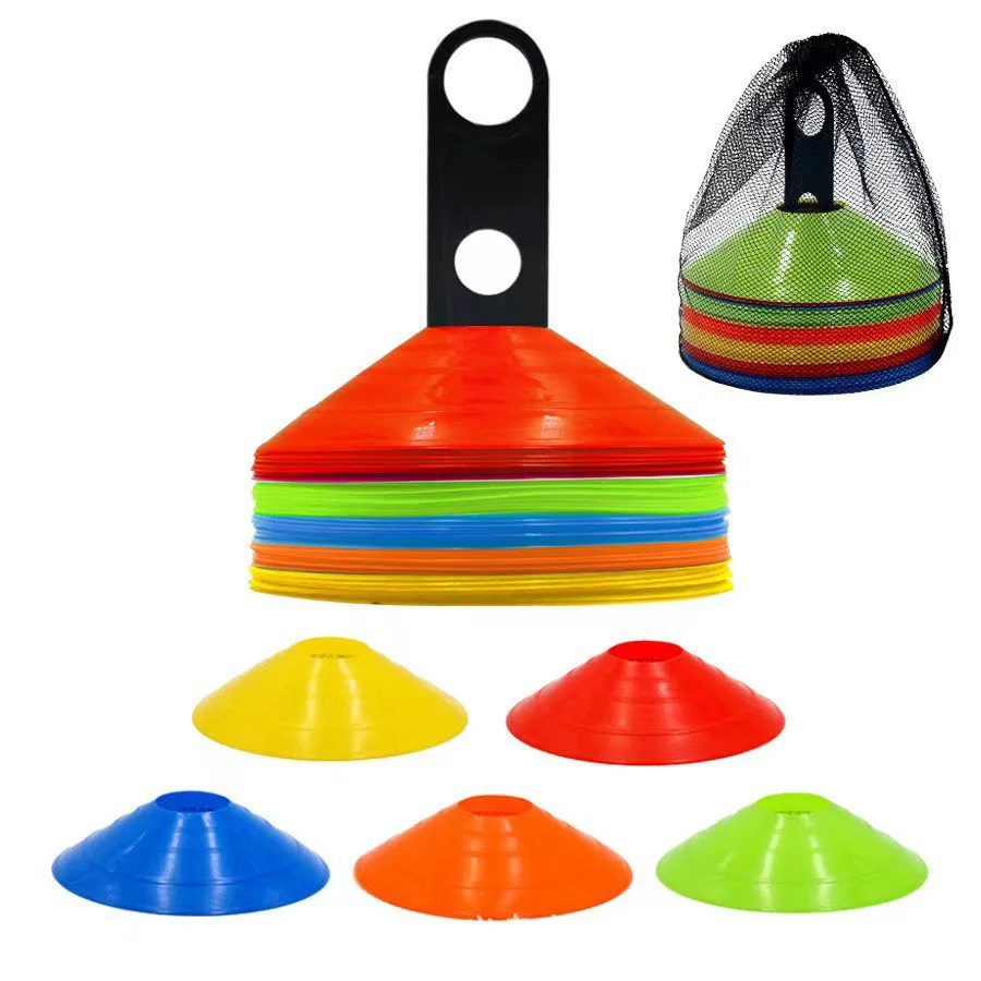 Soccer Cones  Sports Training Cones Multicolor Field Marker Plastic Cones for Kids Football Basketball Lacrosse Tennis Practice