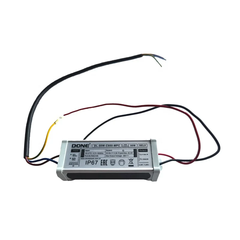 DONE DL-50W-C1050-MPC 50 Watt 1050mA 36V 48V 50V Constant Current LED Driver Los Drivers LED Del 50W