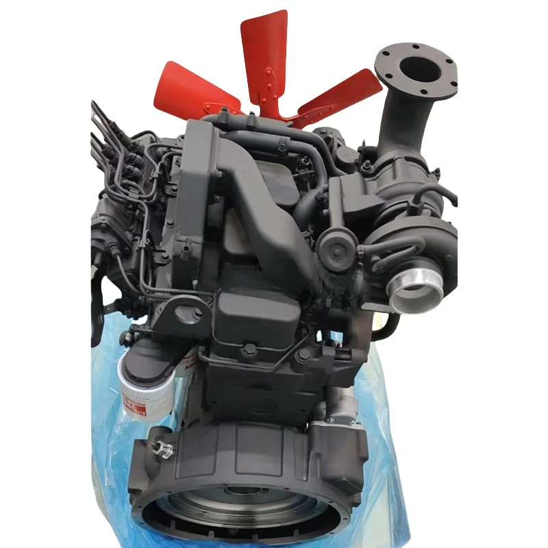 Excavator 4BT Diesel Engine Assembly For Cummins 4 Cylinder 4BT Motor