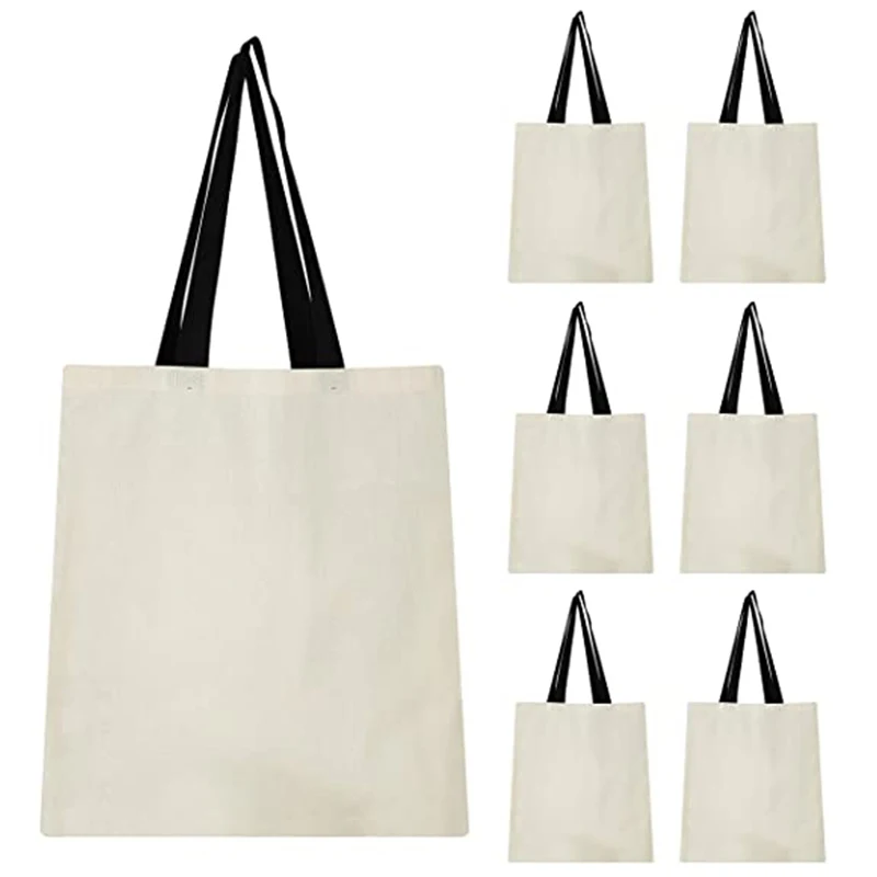Recycled Canvas Produce Reusable Tote Cotton Eco Shopping Bag with OCS Cert
