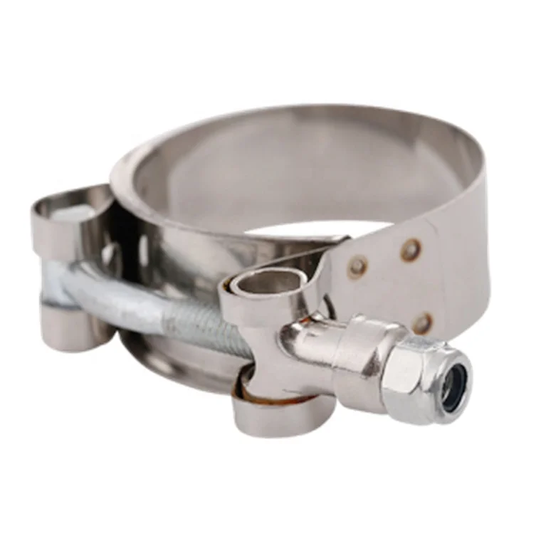 High quality constant tension spring loaded T bolt automotive stainless steel hose clamp