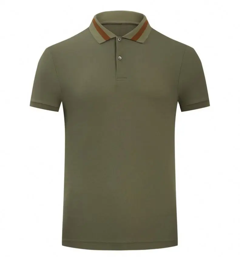 Ice porcelain cotton polo shirt custom printed logo, pure cotton summer clothing print, custom embroidered t-shirt