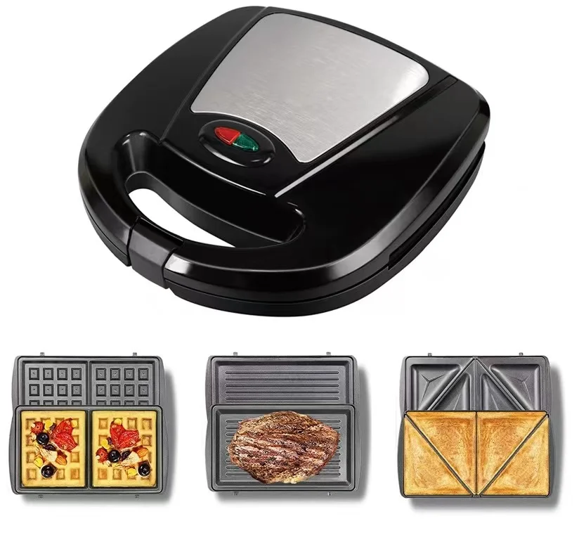 4 in 1 multi-function electric waffle maker  110v 220v electric Sandwich maker
