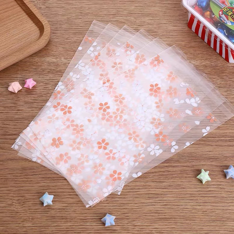 Wholesale Custom Printed Opp Self Adhesive Bags Clear Transparent Jewelry Plastic Bags With Printing Heart Shaped Pattern