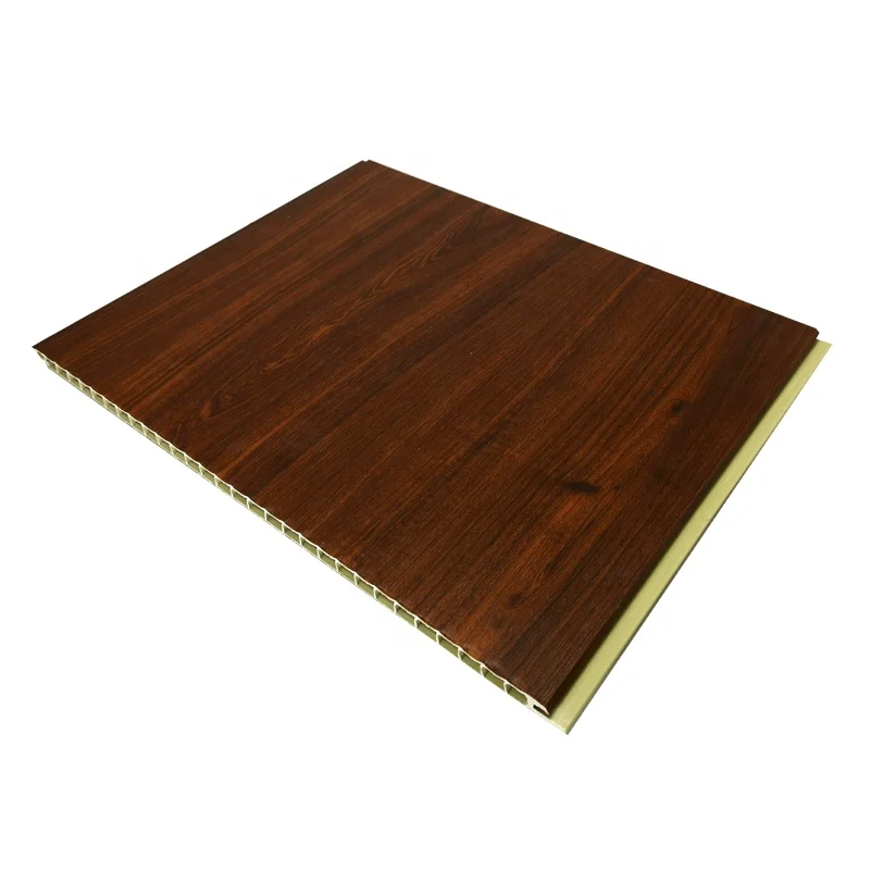 400mm Woodgrain Plastic Bamboo Composite Pvc Wall Panel in vietnam