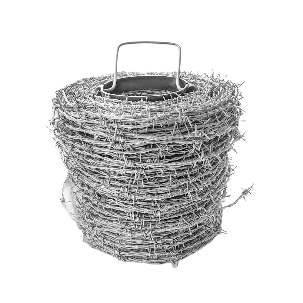 Горячая окунутая гальванизированная стальная проволока колючая с длительным сроком