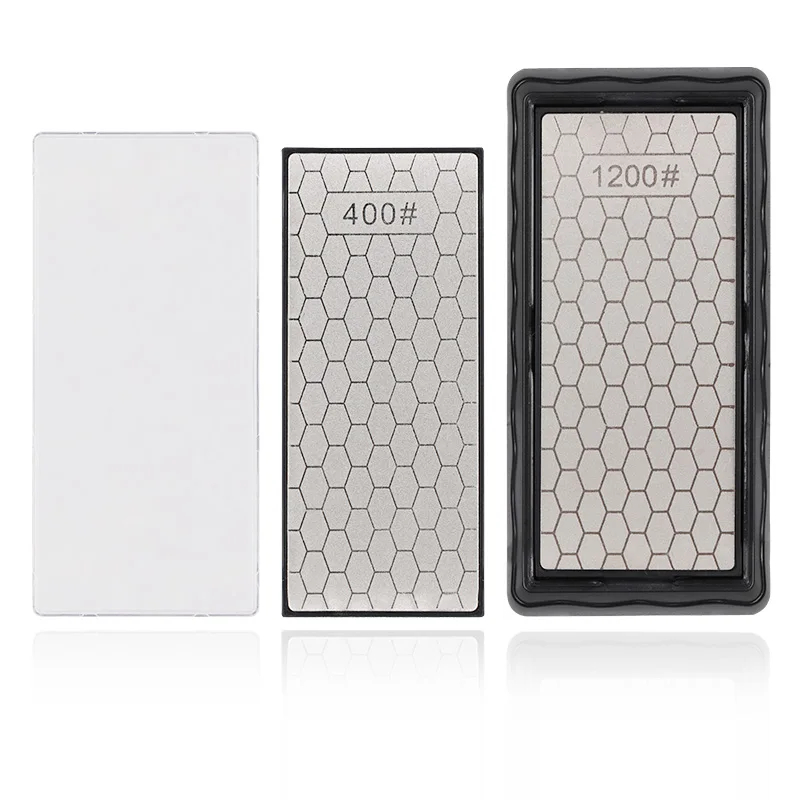  Профессиональный двухсторонний точильный камень 400 #1000 #1200 # Алмазная точилка для