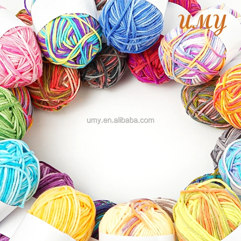 Madejas Hilos Para Tejer En Amigurumi Отбеленное шитье Вязание причудливое Смешанное молоко хлопчатобумажная пряжа вязание крючком Fil