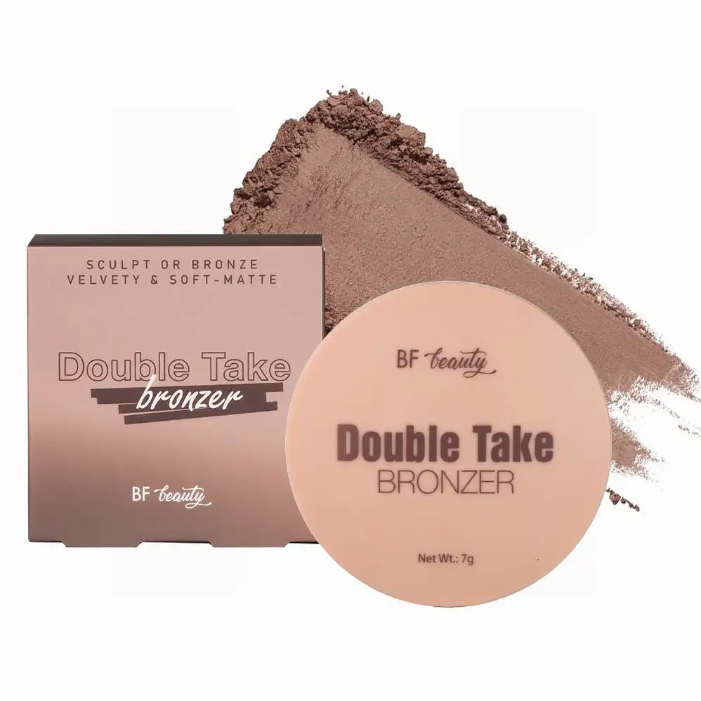 Mineral OEM Bronzer Your Logo Powder Gold Luxury Shell Shape Bronzer Private Label Double Take Velvety Soft Matte Bronzer