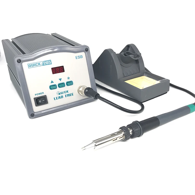 QUICK 205 Low Maintenance Cost 2021 High Frequency Temperature Regulating Soldering Station