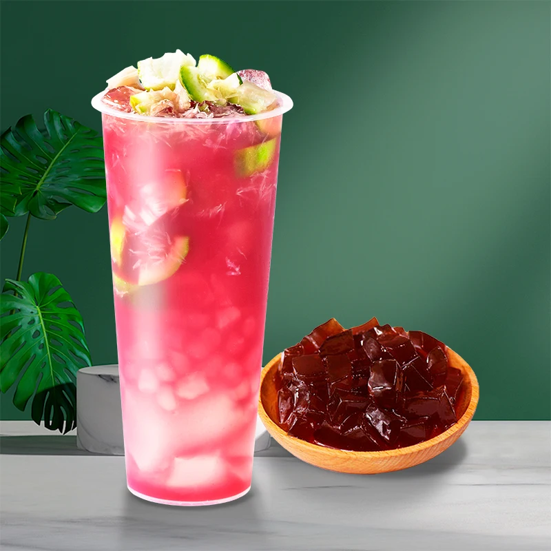 Manufacturers wholesale Czseattle High quality Tea jelly powder tea flavored grass jelly powder for bubble tea ingredients