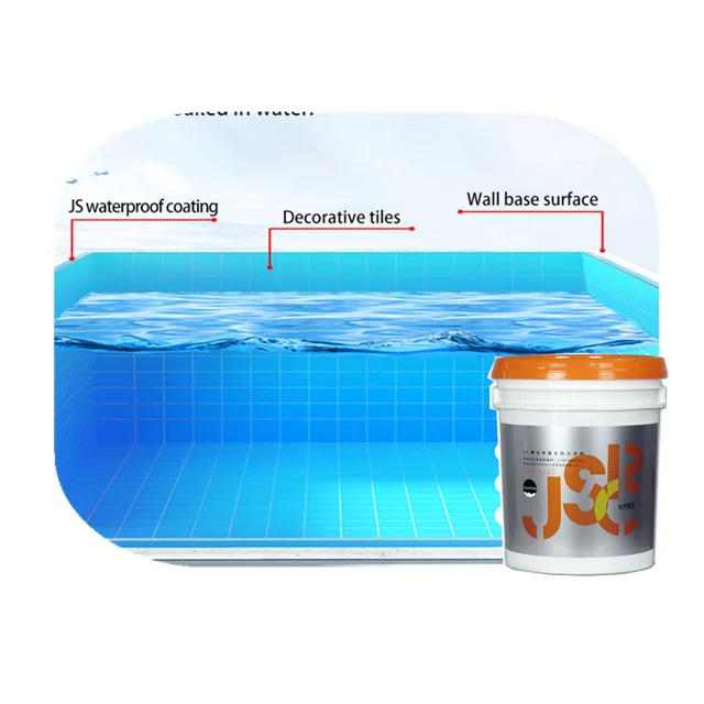 JS водонепроницаемое покрытие двухкомпонентный водонепроницаемый материал завод в Китае