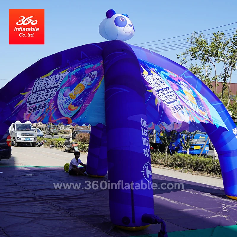 Custom Advertising 6X3  inflatable Canopy Spider Inflatable Tent Camping Outdoor Type Tent