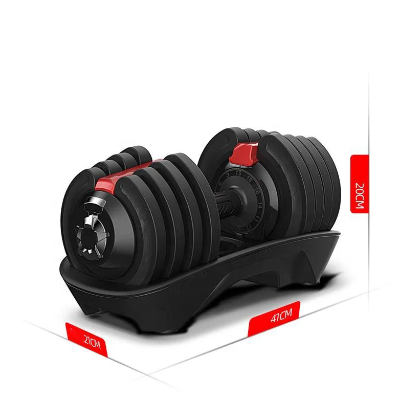 TODO Custom Gym And Home Use New 10kg 15kg 18Kg 40Kg 50Kg Adjustable Round Dumbbells Set 90Lb Free Weights System