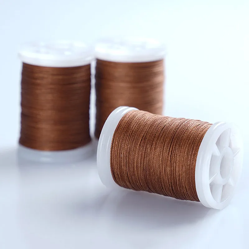 0.5mm Round Waxed Thread for Leather Craft Sewing Jewelry Handmade Braided Polyester Cord Wax Coated Strand Strings
