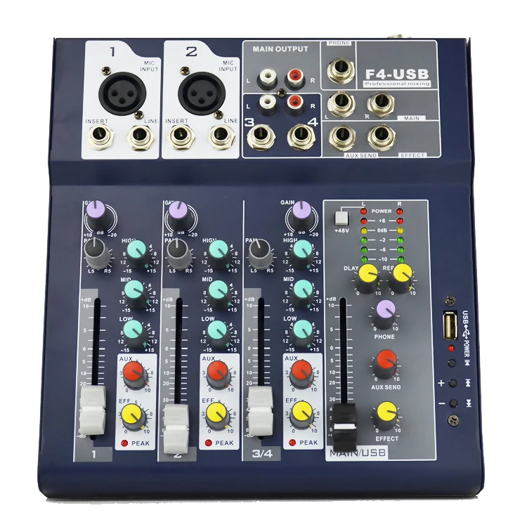 F4-USB.F7-USB мощность аудио усилитель подходит для DJ микшер для оптовых продаж