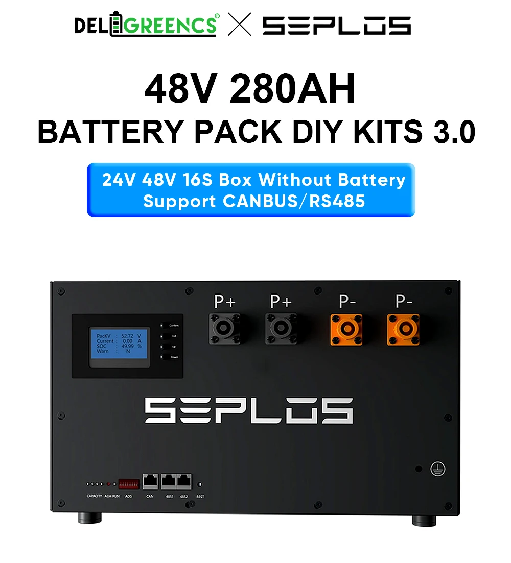 Seplos EU stock  new mason 280 3.0 vision seplos BMS 48V 16S 280ah/300ah BOX WITH SEPLOS BMS free shipping