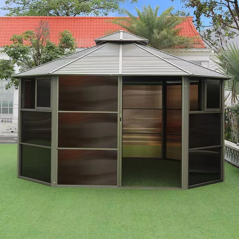 latest Modern prefabricated    garden  windows and doors Outdoor  sunroom sunshade