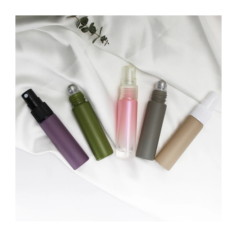 5ml 10ml Crystal Fancy Empty Deodorant Essential Oil Roll On Glass Bottle Perfume Roller Attar Bottle with for Ball